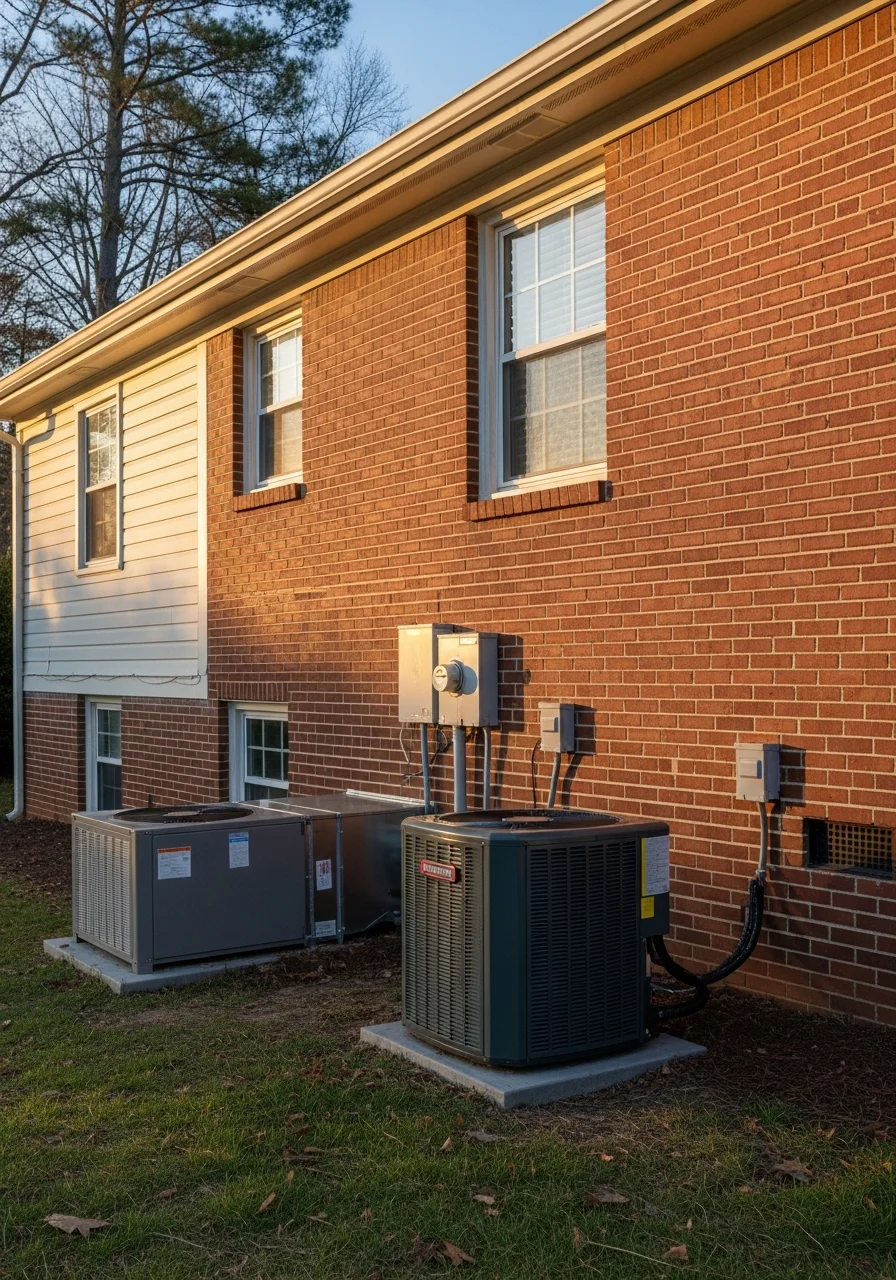 Detail of completed work on a Greensboro property showing professional finish.