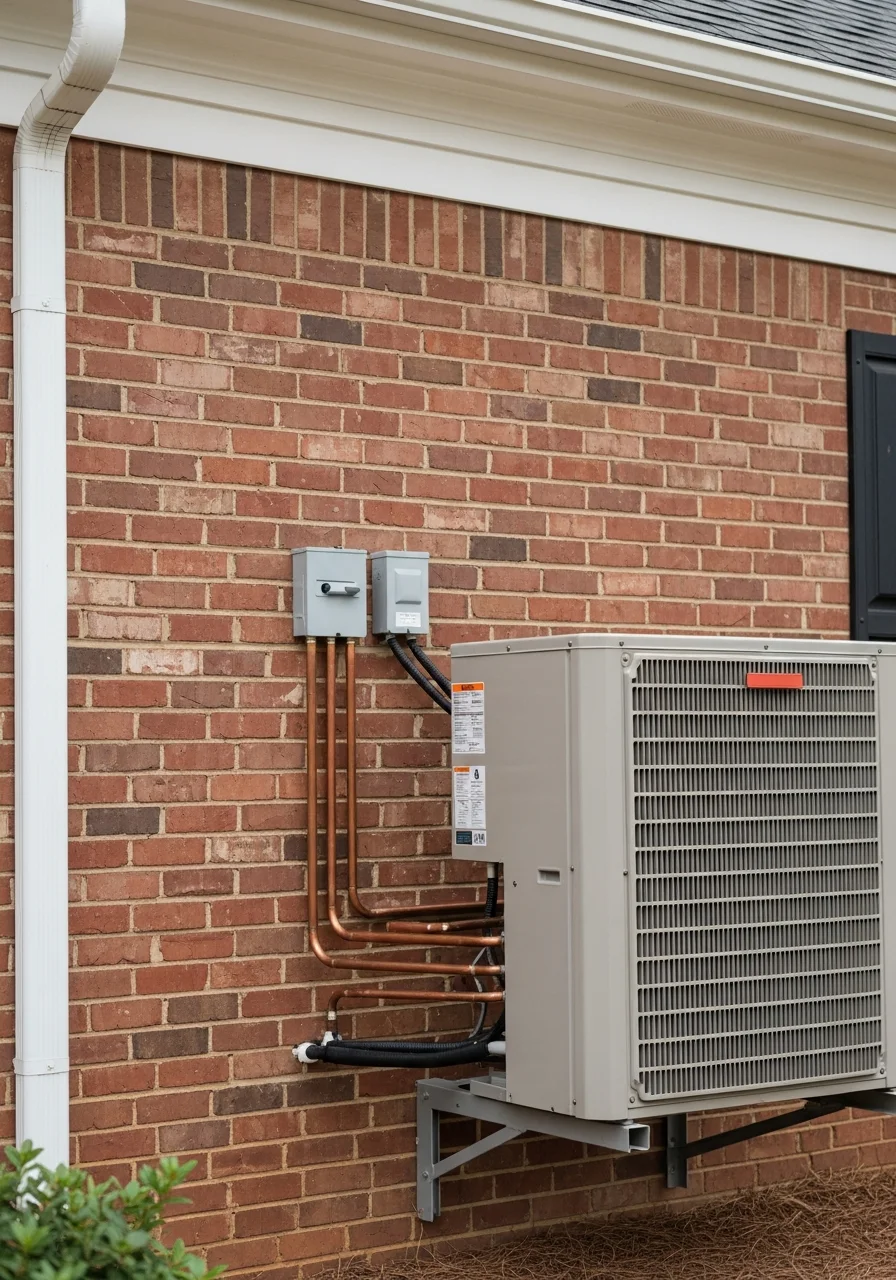 Close-up of professional work completed on a Kernersville property.